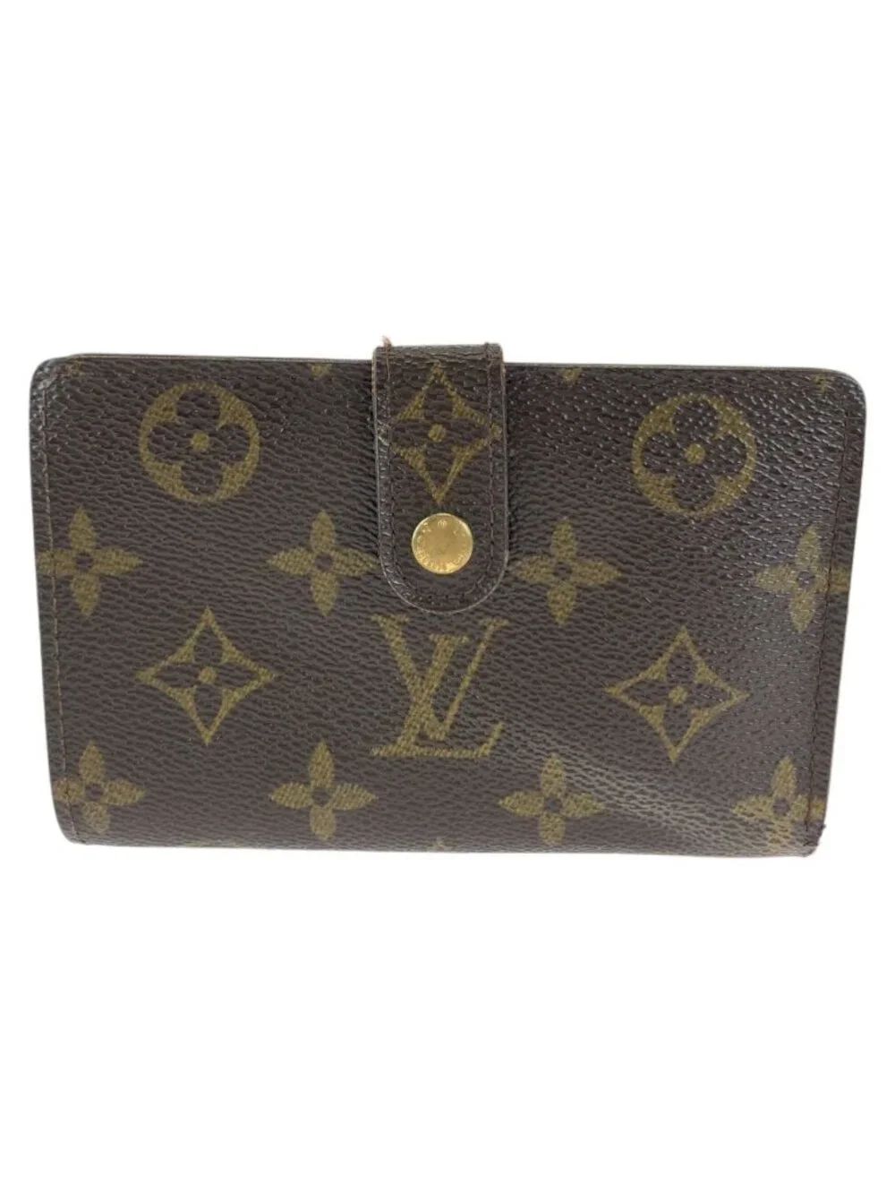 Louis Vuitton Monogram Portefeuille Vienowa Brown Folding Wallet
